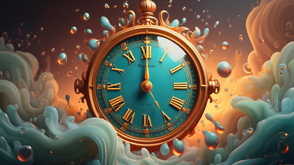 Bubbly Time wallpaper