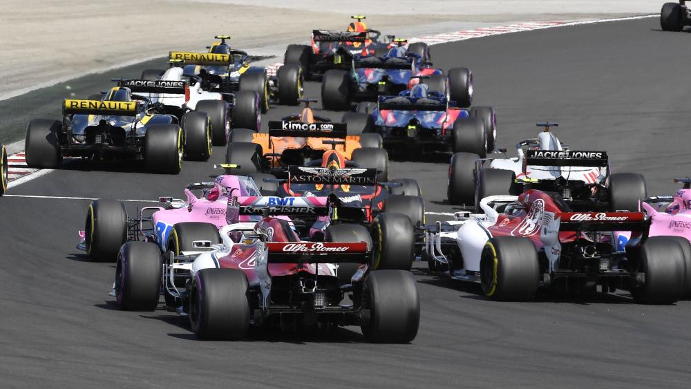 High-Speed Adrenaline Formula 1 Racing Thrill wallpaper
