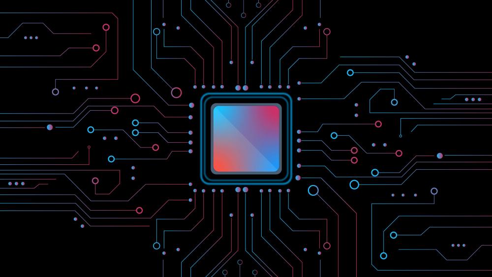 Minimal Circuit Core Design in 4K wallpaper