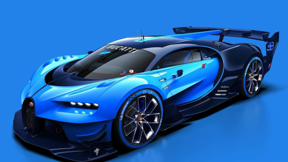 Bugatti Vision Gran Turismo Dream Machine wallpaper