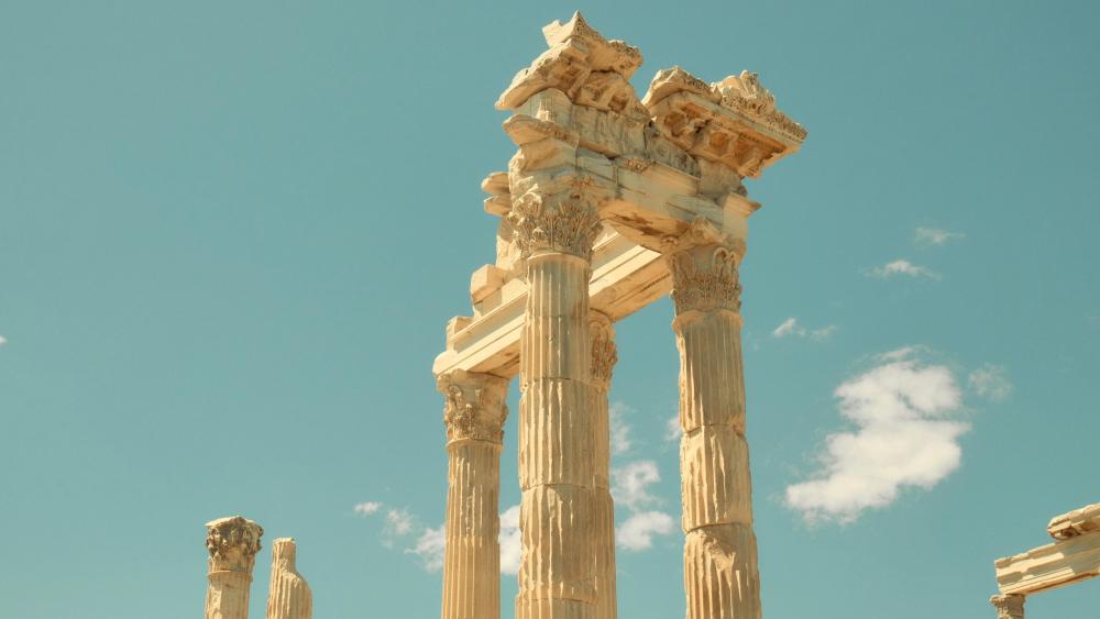 Acropolis Majesty Under the Sun wallpaper