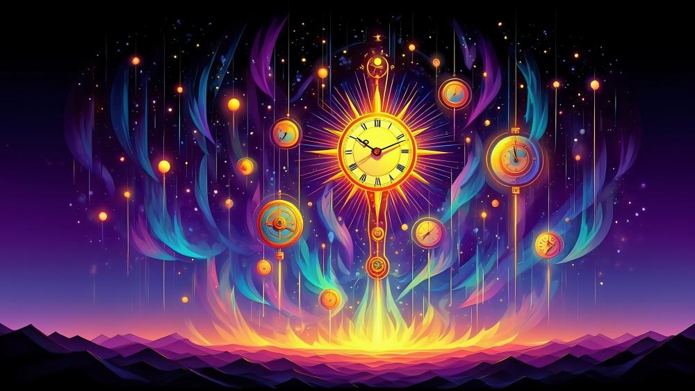 Cosmic Time wallpaper