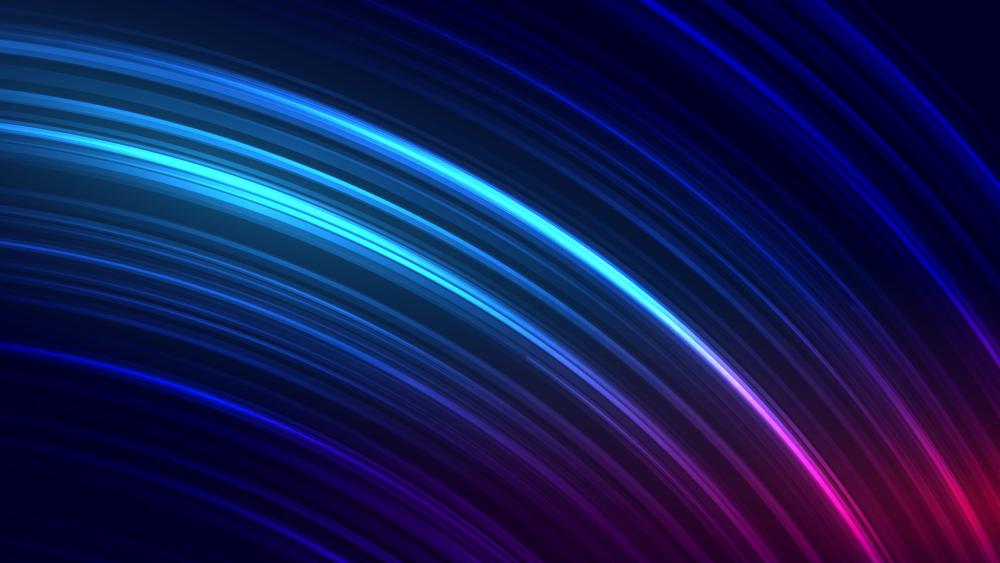 Glowing Curves of Neon Energy in 8K wallpaper