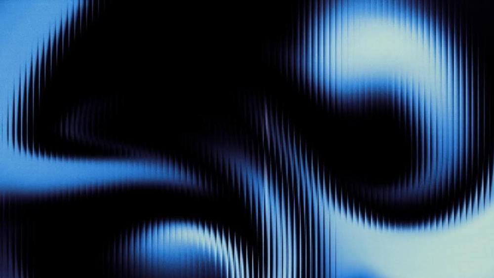 Ethereal Waves of Frosted Blue Bliss wallpaper