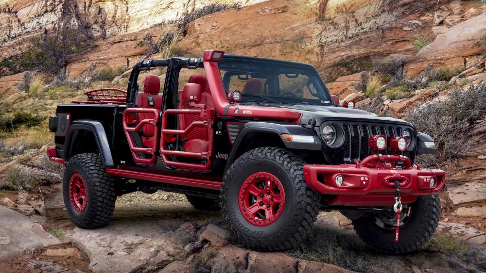 Jeep Wrangler Electric Concept Adventure in 4K wallpaper