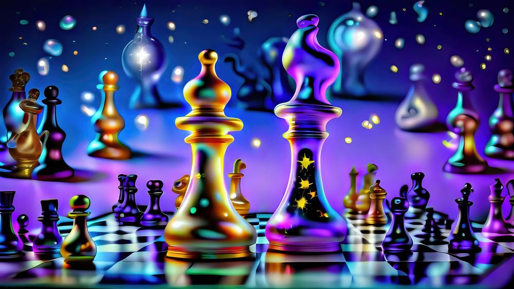 Psychodelic Chess wallpaper
