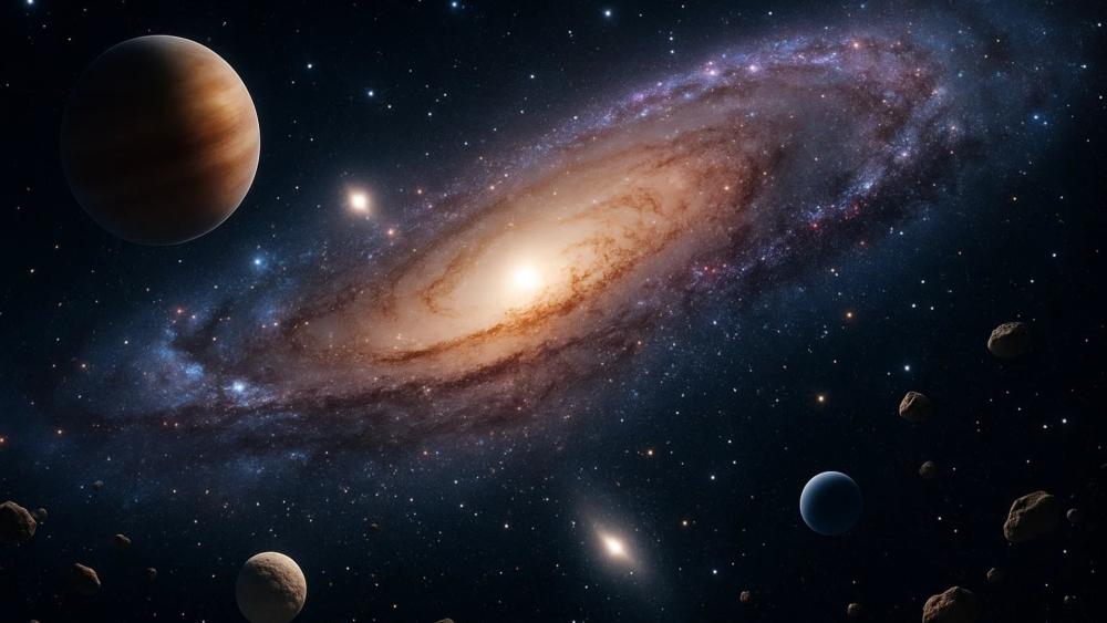 Majestic Andromeda Galaxy wallpaper