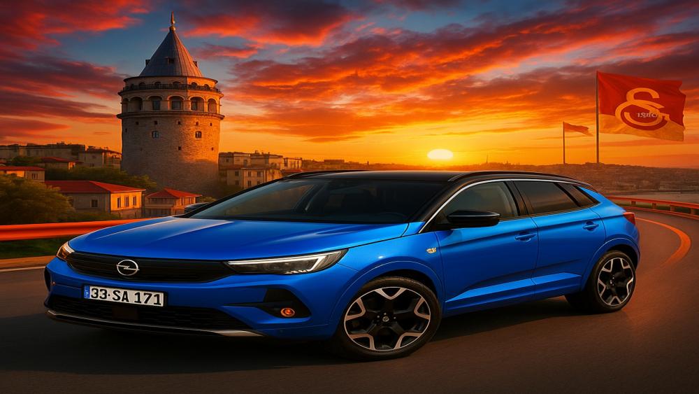 Opel Blue Mastery Sensation in AI Artistry wallpaper