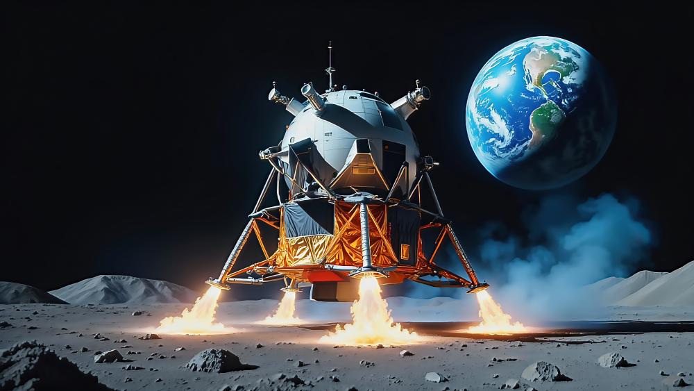 Lunar Module wallpaper