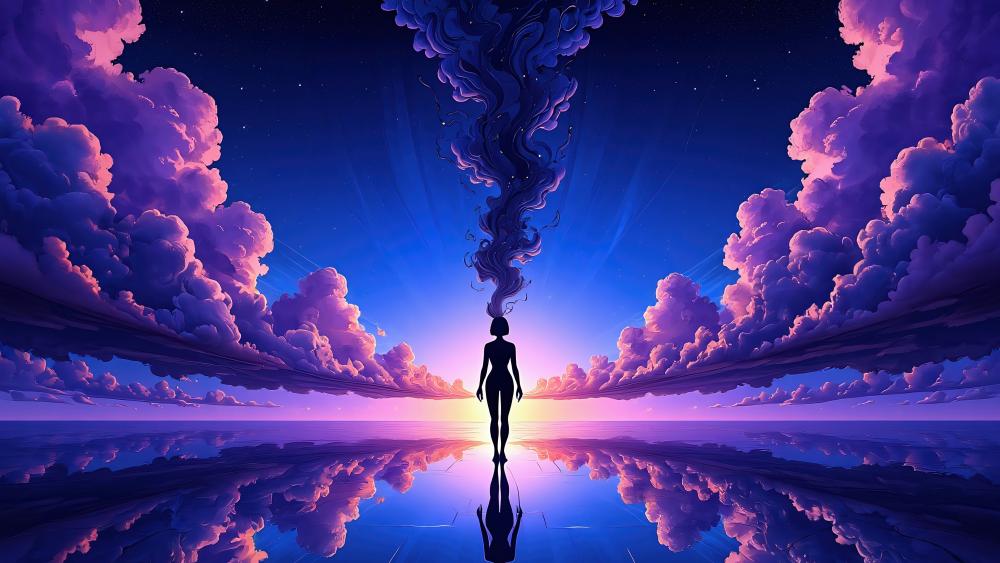 Cosmic Reflection wallpaper