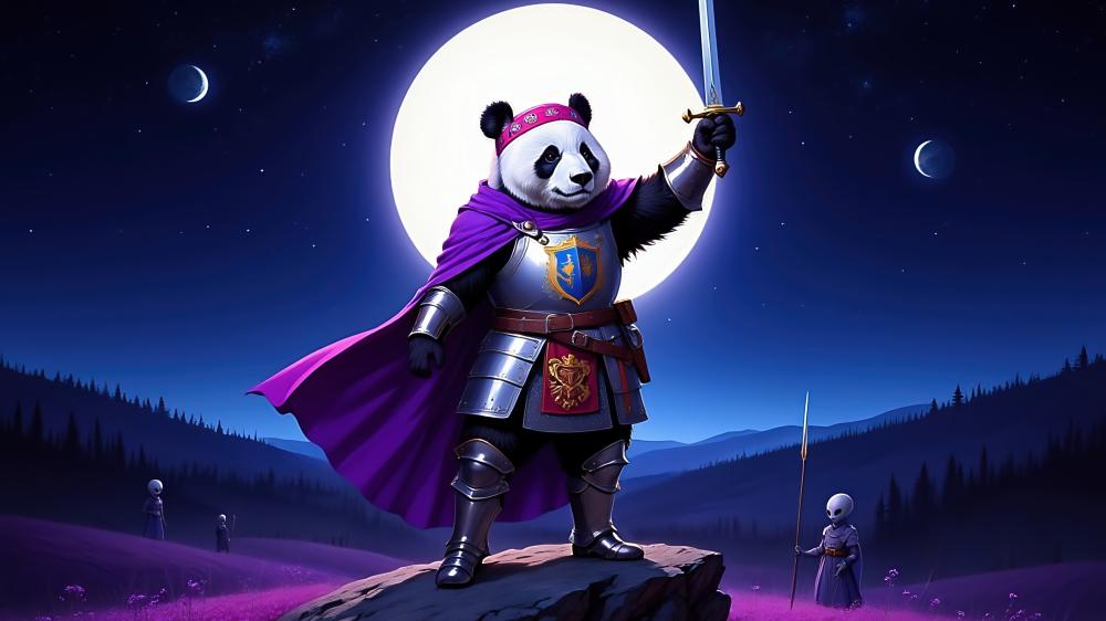 Panda Power wallpaper
