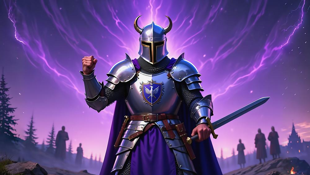 Cosmic Knight wallpaper