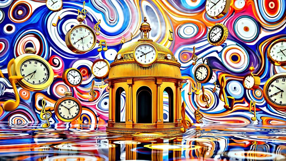 Wall Of Time wallpaper