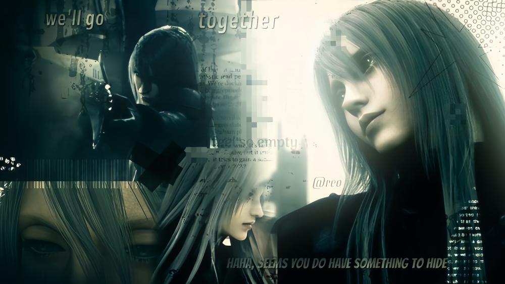 Futuristic Reflections of a Mysterious Mind wallpaper