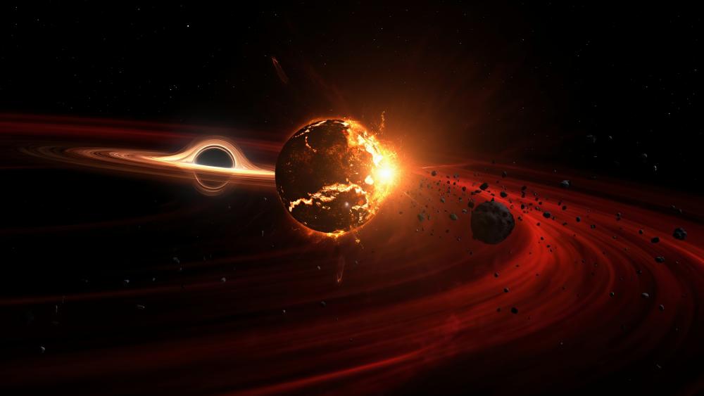 Caught In The Black Hole wallpaper