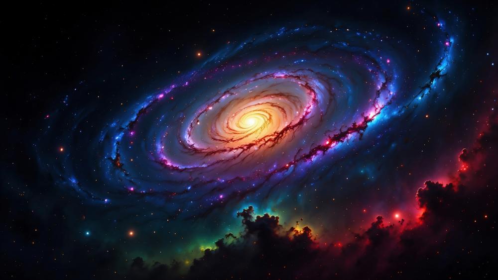 Cosmic Swirl wallpaper