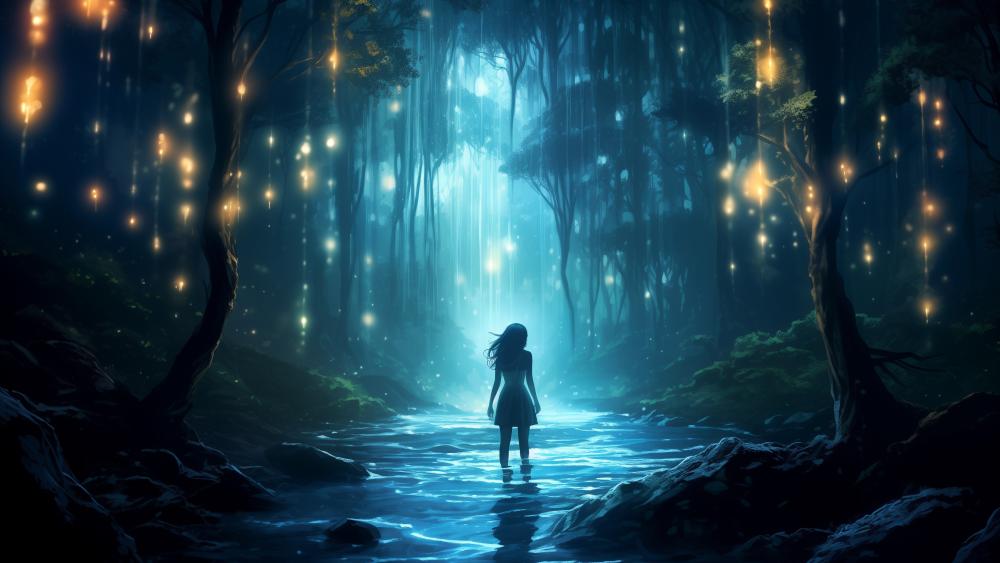 Enchanted Forest: A Journey Through Darkness and Magic wallpaper