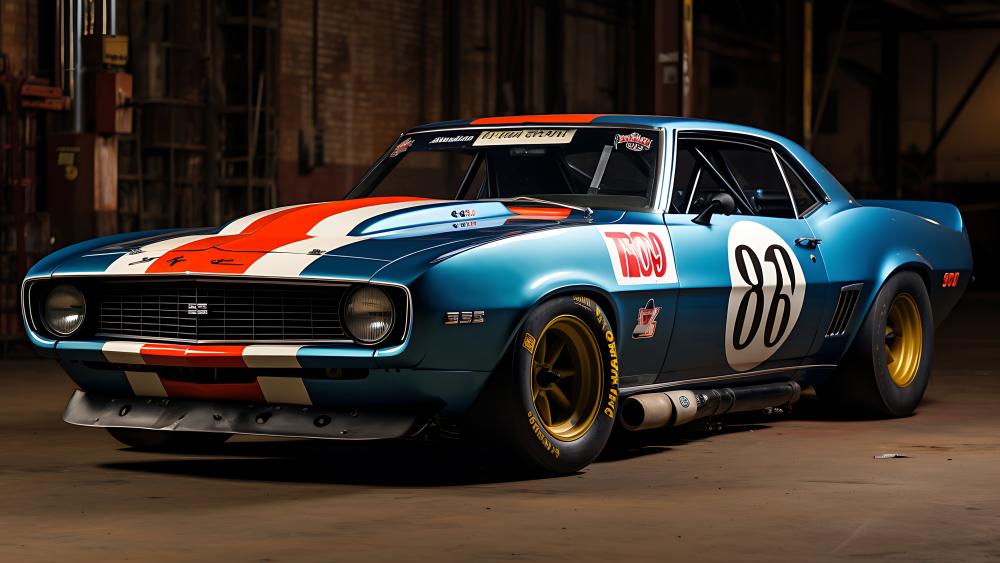 Classic Racing Machine in Vibrant 5K Detail wallpaper