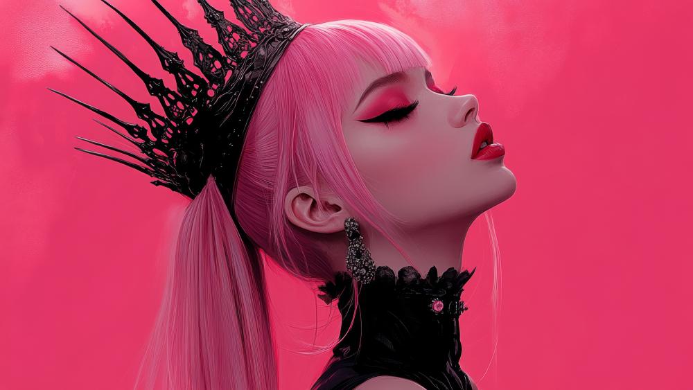 Royalty in Pink: A Fantasy Reimagined wallpaper