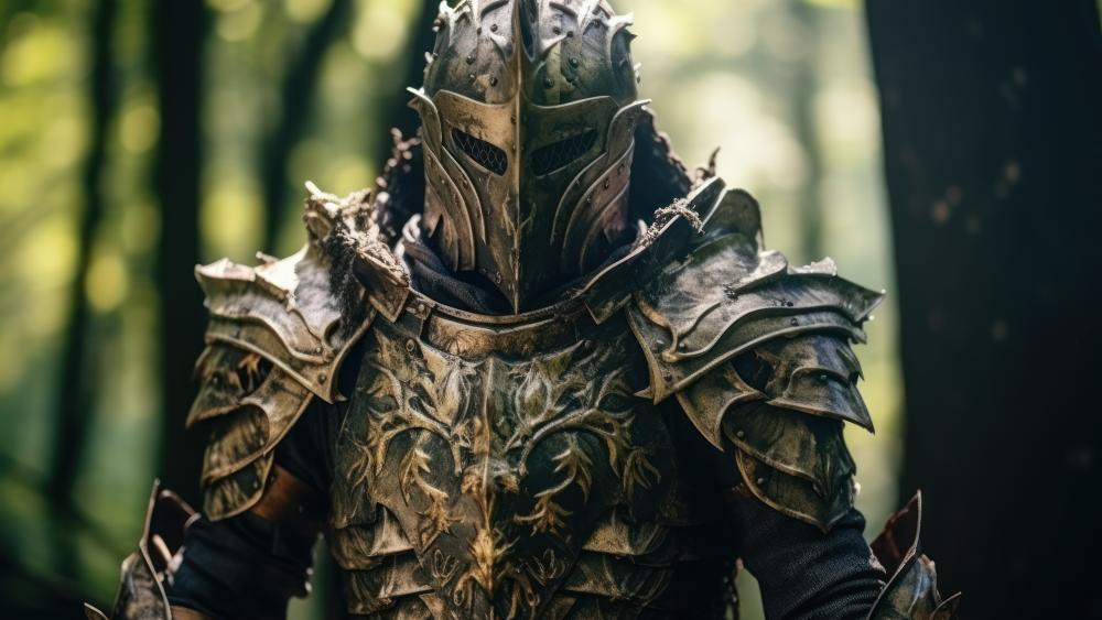 Enchanted Forest Guardian Knight wallpaper