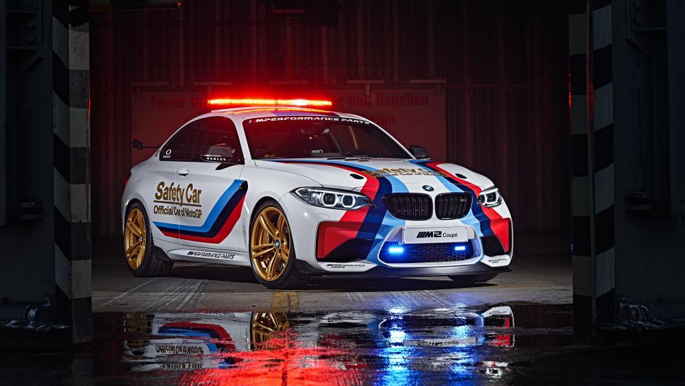 BMW Safety Car Thrills in Stunning 4K wallpaper