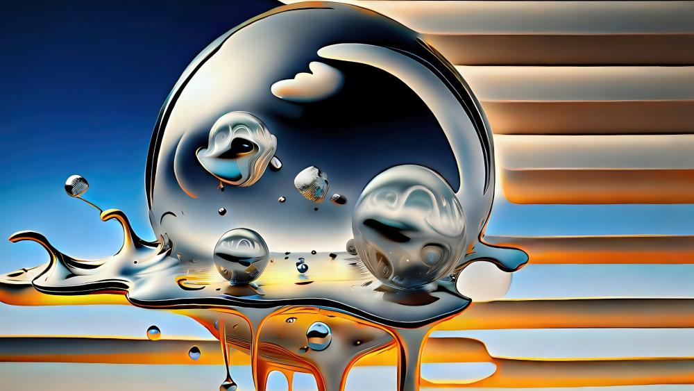 World of Surreal Reflections wallpaper