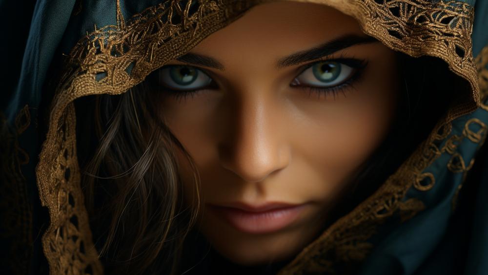 Mystical Gaze Unveiled wallpaper
