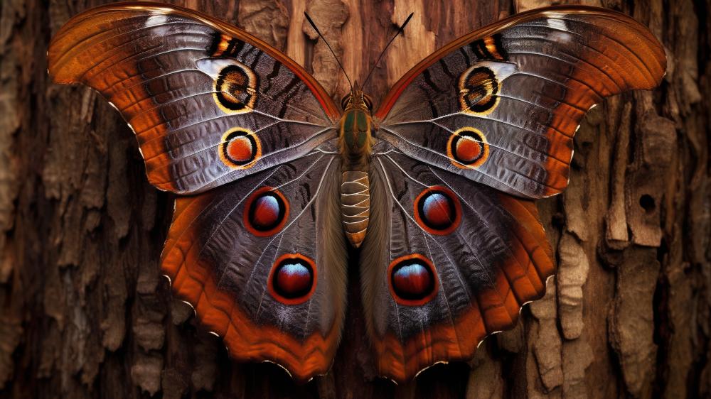 Butterfly Symphony: A Stunning Artistic Expression wallpaper