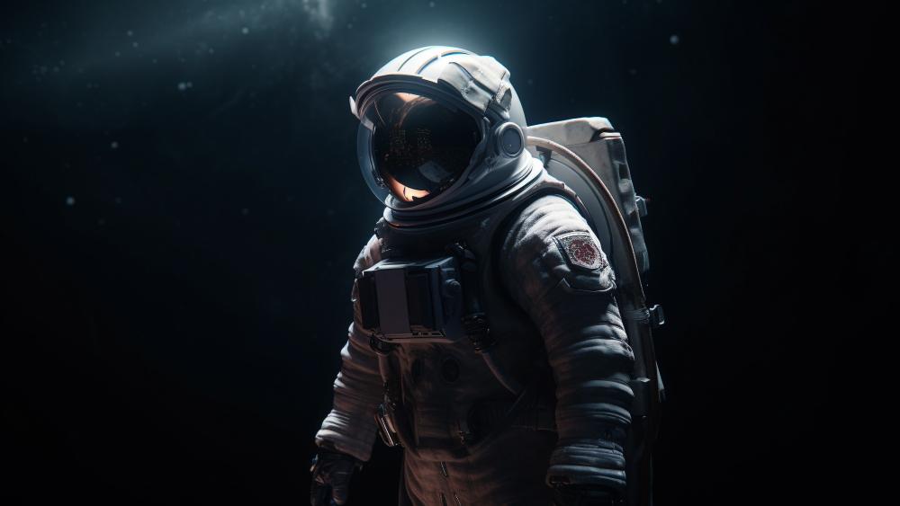 Galactic Explorer in a Stellar Journey wallpaper