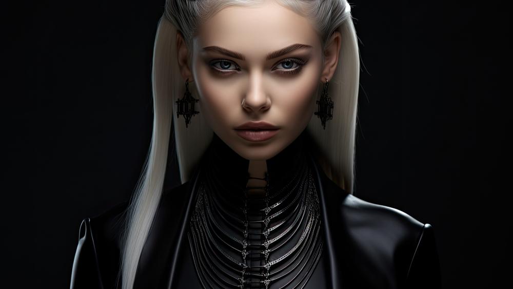 Ethereal Elegance in AI Artistry wallpaper