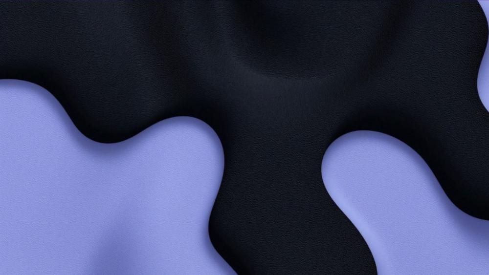 Fluid Minimalism in Purple and Black wallpaper