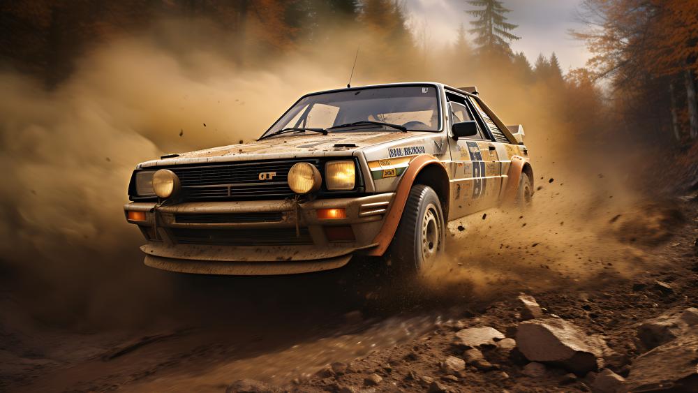 Rally Glory in Motion wallpaper