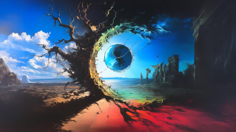 Surreal World of Infinite Possibilities wallpaper