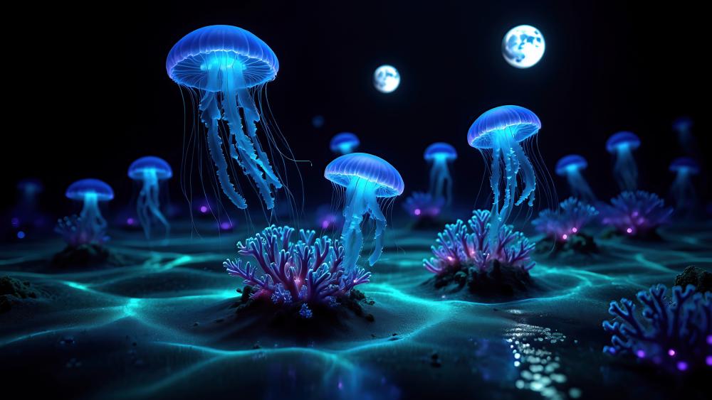 Jellyfish Dance wallpaper