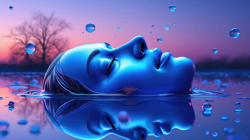 Ethereal Serenity of a Floating Dream wallpaper