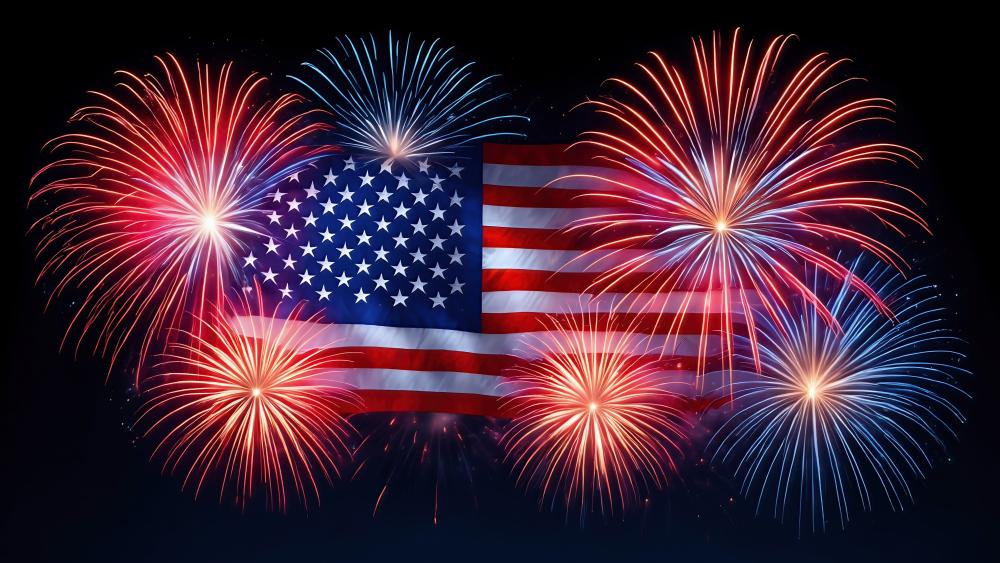 Spectacular Independence Day Fireworks Celebration wallpaper