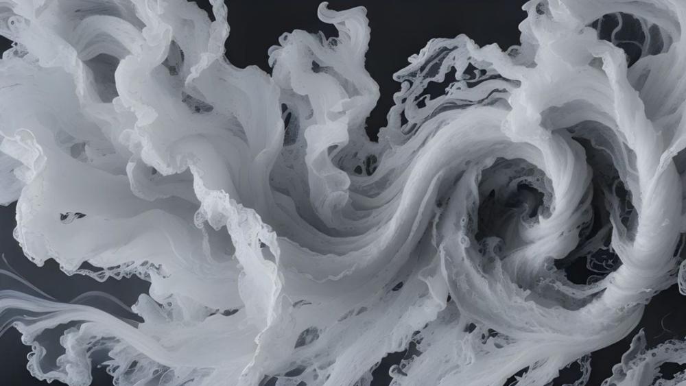Flowing Smoke in Monochrome Artistry wallpaper