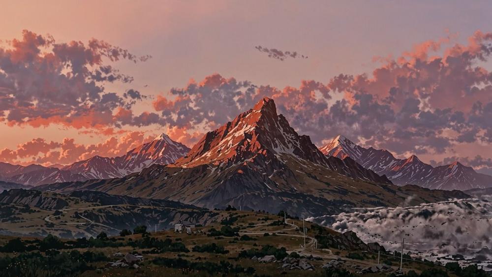 Mountains scenery wallpaper