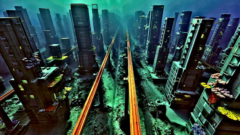 Empty City wallpaper