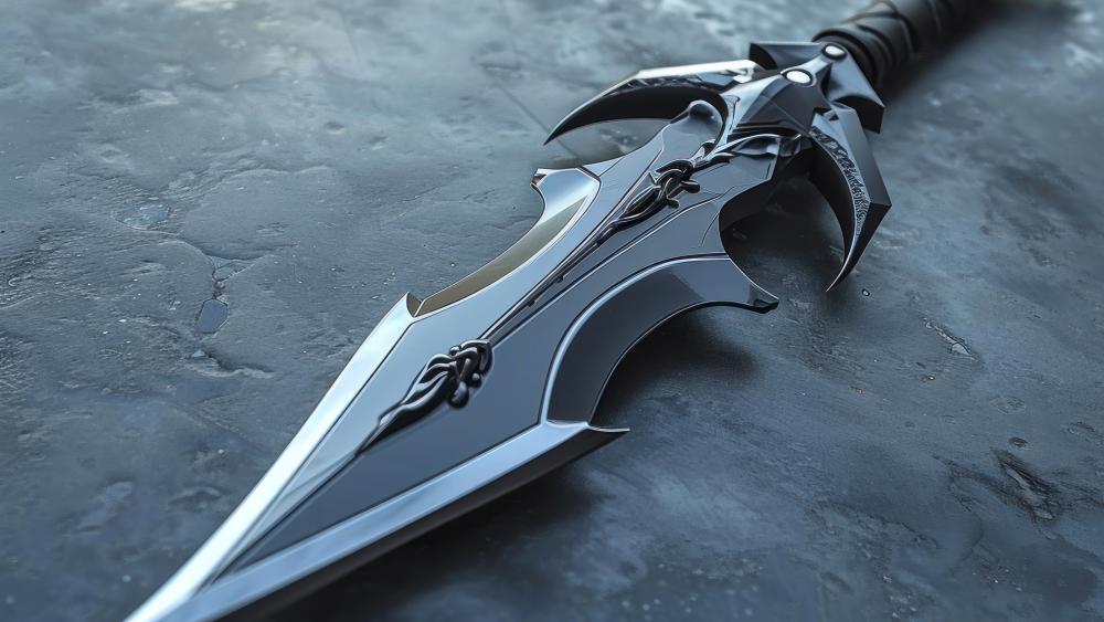 Futuristic Blade Masterpiece in High Resolution wallpaper