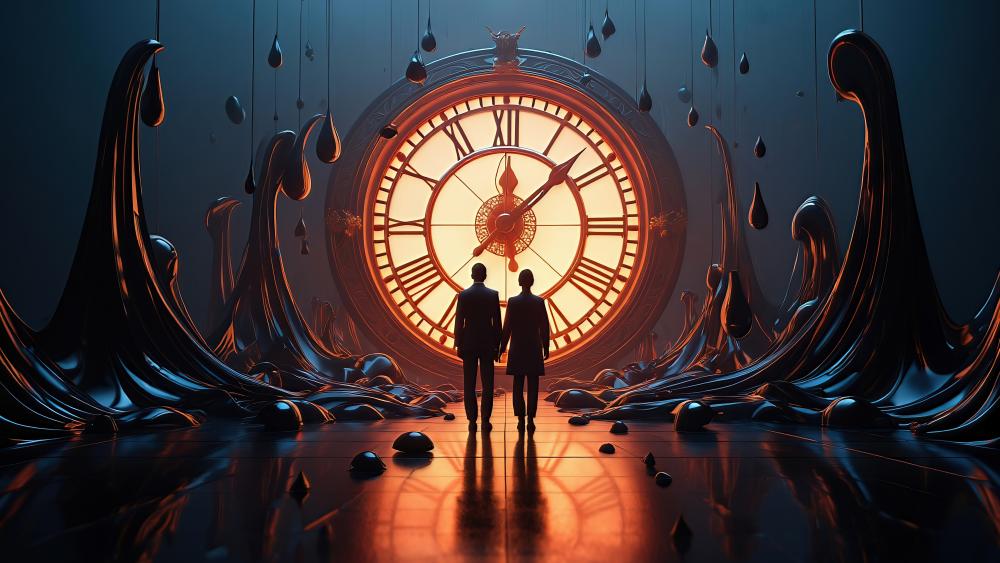 Timeless Journey Through Liquid Dreams wallpaper