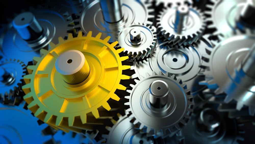 Innovative Gear Mechanism in High-Resolution Clarity wallpaper