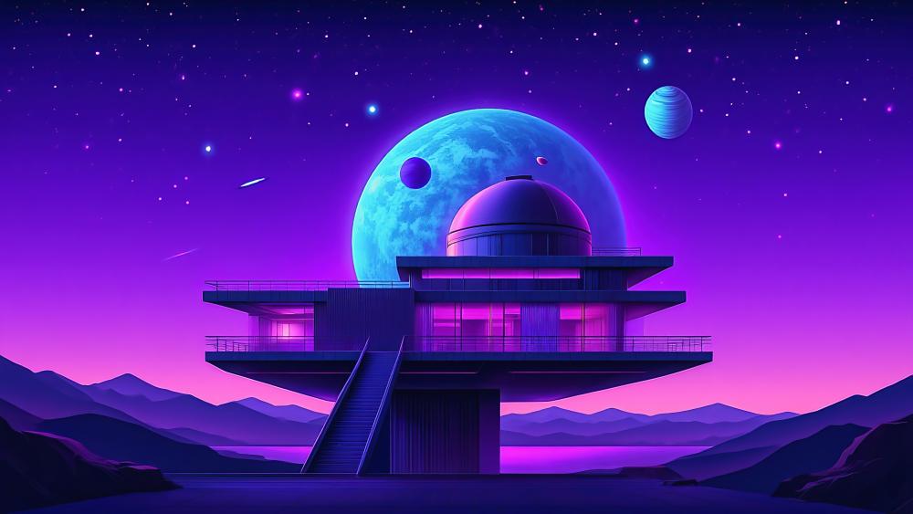 Up Close Observatory wallpaper