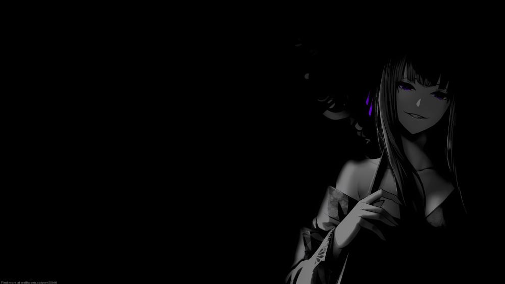 Elegance in Shadows: Anime Aesthetics wallpaper