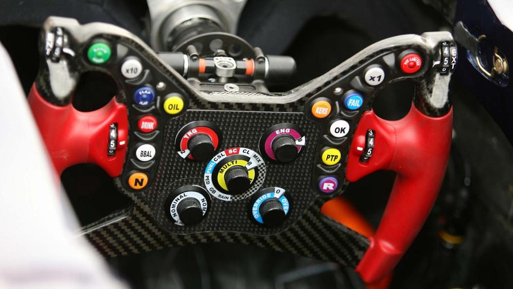 Formula 1 Steering Mastery wallpaper