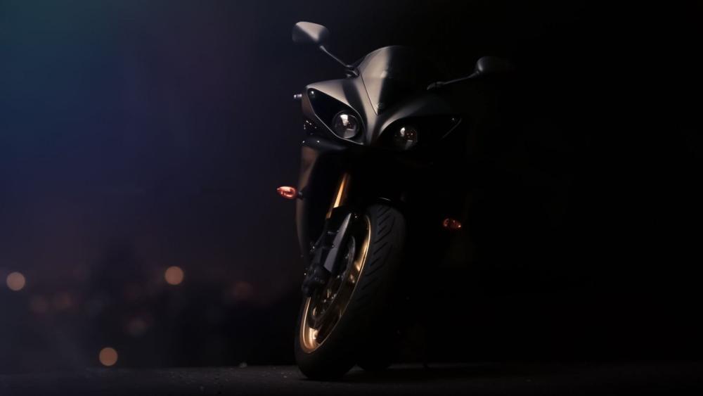 Yamaha YZF-R1 in Mysterious Night Ride wallpaper