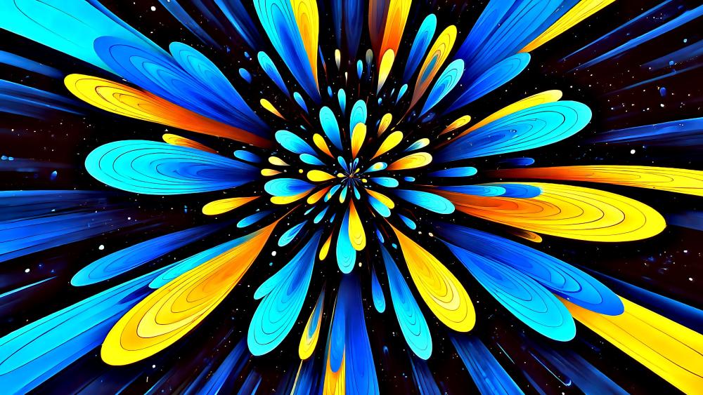 Cosmic Flower wallpaper