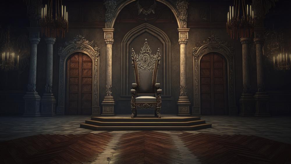 Throne of the Enchanted Palace wallpaper