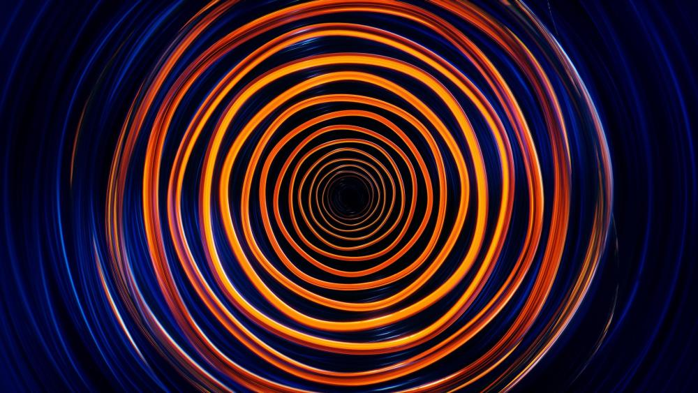 Vibrant Vortex Spiral Swirl in 4K Clarity wallpaper