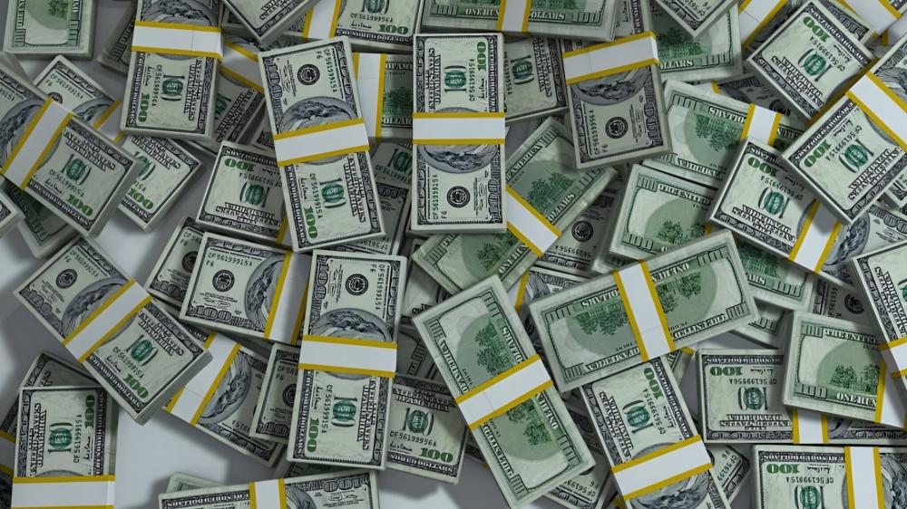 Billion Dollar Dreamscape: A Celebration of Wealth's Power wallpaper